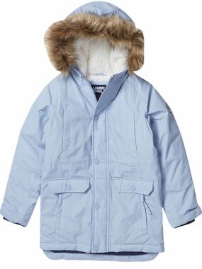 lands end lavender girls expedition winter coat size s 6-7